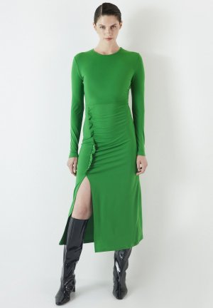 Летнее платье Slim Fit Draped , зеленый Ipekyol