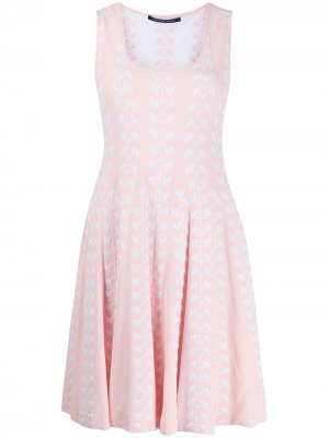 Платье с U-образным вырезом без рукавов Antonino Valenti. Цвет: розовый
