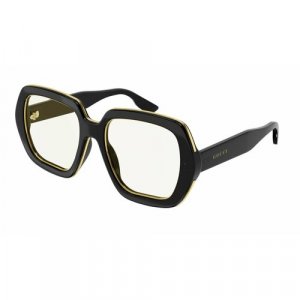 Солнцезащитные очки GG1064S 001, черный GUCCI. Цвет: черный