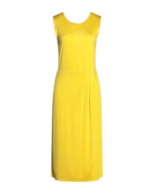 Платье миди BY MALENE BIRGER. Цвет: желтый
