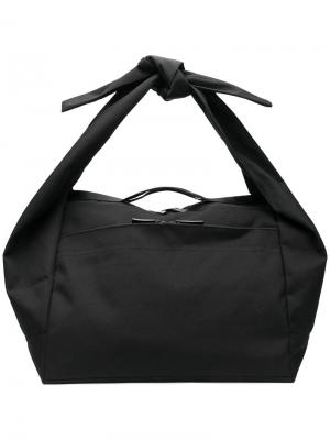 Дорожная сумка в стиле оверсайз Issey Miyake Men. Цвет: черный