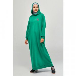 Платье , размер oversize, зеленый Hayat. Цвет: зеленый