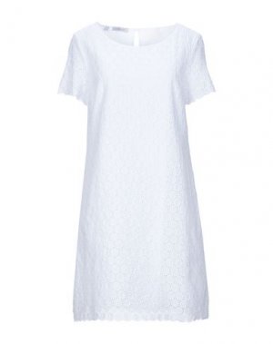 Короткое платье ZANETTI 1965. Цвет: белый