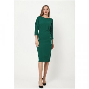 Платье , размер 54, зеленый Мадам Т. Цвет: изумрудный/зеленый