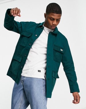 Хвойно-зеленая куртка Reworked Chore-Зеленый цвет Dickies