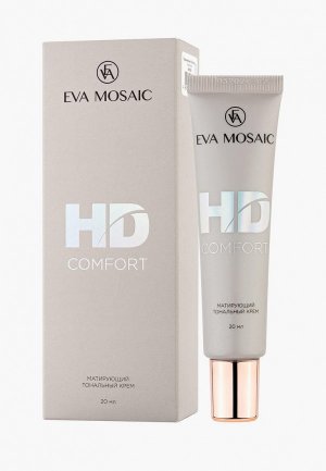 Тональный крем Eva Mosaic HD Comfort матирующий, 03 Натуральный Бежевый, 20 мл. Цвет: бежевый