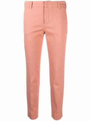 Укороченные брюки кроя слим Pt01. Цвет: розовый