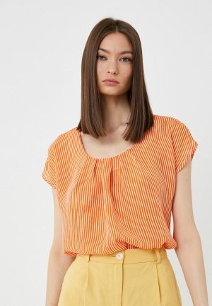 Блуза Gabriela. Цвет: оранжевый