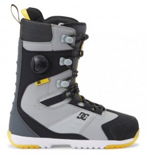 Мужские сноубордические ботинки DC SHOES PREMIER HYBRID BOAX. Цвет: black/grey/yellow
