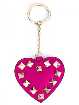 Брелки и цепочки для ключей Valentino Garavani. Цвет: розовый и фиолетовый