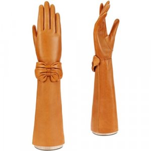 Перчатки , размер 6, оранжевый, желтый ELEGANZZA. Цвет: оранжевый/горчичный