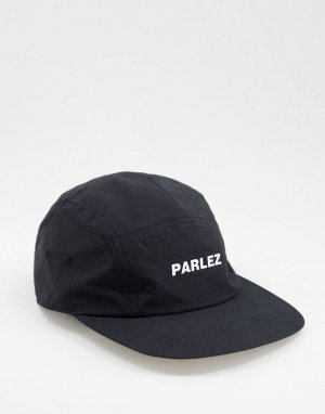 Двусторонняя 5-панельная кепка черного и белого цветов Doyle-Черный цвет Parlez