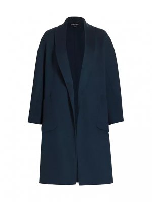 Полушерстяное пальто Thara с открытой передней частью Lamarque, синий LAMARQUE