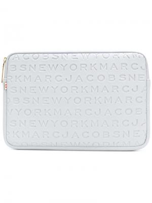 Чехол для планшета 11 с логотипом Marc Jacobs. Цвет: серый