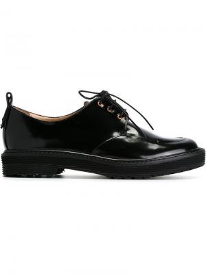 Классические ботинки Дерби Aalto. Цвет: чёрный