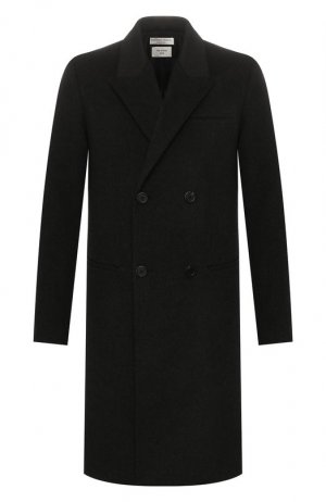 Пальто из смеси шерсти и кашемира Bottega Veneta. Цвет: серый
