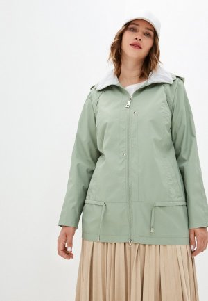Куртка Le Monique. Цвет: зеленый