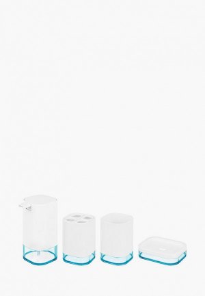 Набор аксессуаров для ванной Elan Gallery. Цвет: белый