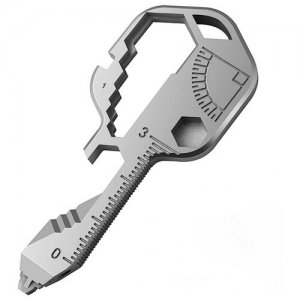 Брелок Tool key (steel) EDC. Цвет: серебристый
