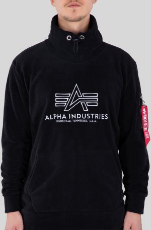 Пуловер Turtle-Neck Polar Fleece, черный Alpha Industries