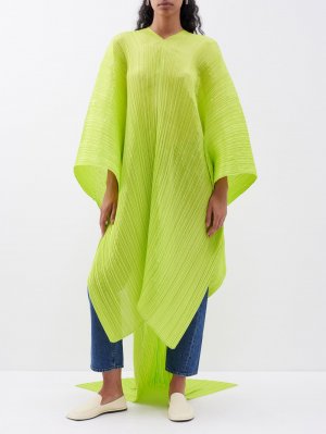 Платье технической вязки , желтый Pleats Please Issey Miyake