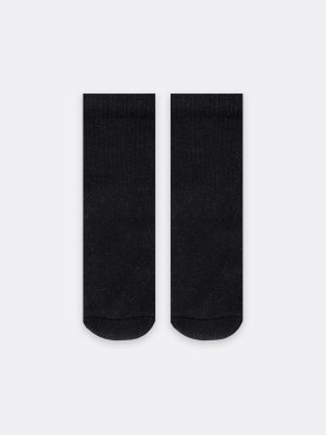 Носки детские черные с резинкой на паголенке и плюшевым следом Mark Formelle
