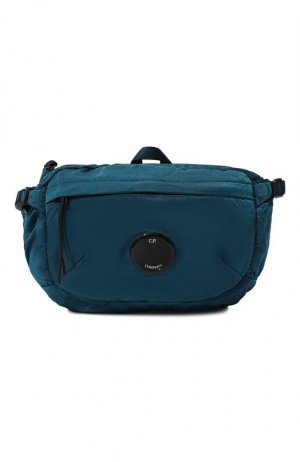 Текстильная поясная сумка C.P. Company. Цвет: синий