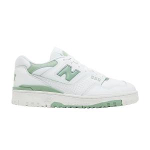 550 Белые мятно-зеленые мужские кроссовки BB550FS1 New Balance