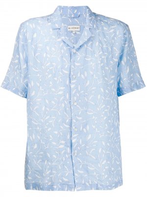 Рубашка с принтом Bluemint. Цвет: синий