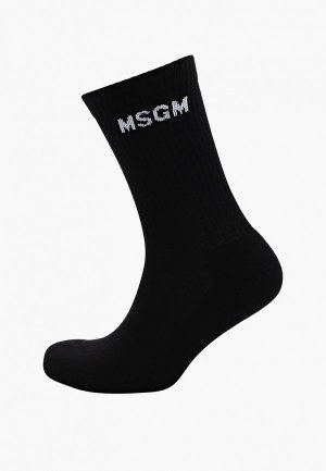 Носки MSGM. Цвет: черный