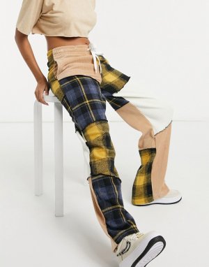 Свободные брюки карго в стиле пэчворк от комплекта -Многоцветный Jaded London
