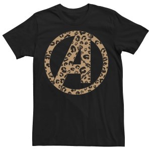 Мужская футболка с леопардовым логотипом Avengers Marvel