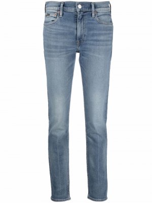 Узкие джинсы средней посадки Polo Ralph Lauren. Цвет: синий