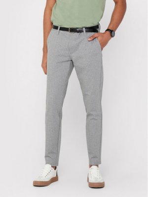 Узкие брюки чиносы , серый Only & Sons