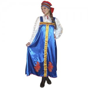 Карнавальный костюм Русский народный женский взрослый, 50-52 Волшебный мир