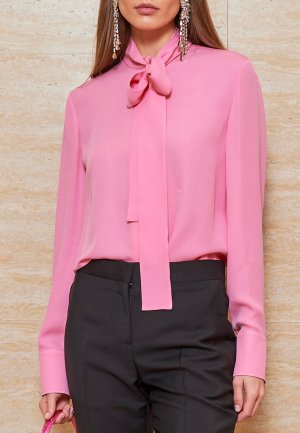 Блуза VALENTINO. Цвет: розовый