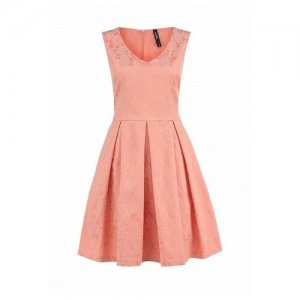 Платье , размер S, розовый Bestia. Цвет: коралловый