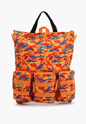 Сумка Artsac Vinsent Triple Tote Bag. Цвет: оранжевый