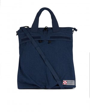 Джинсовая сумка-рюкзак MC2 Saint Barth. Цвет: тем.синий