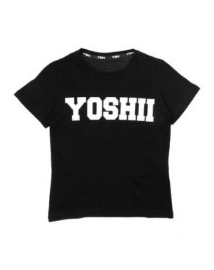 Футболка YOSHII. Цвет: черный