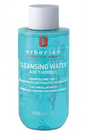 Очищающая мицеллярная вода 7 Herbs (190ml) Erborian. Цвет: бесцветный