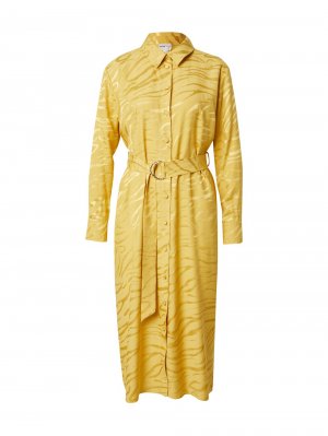 Рубашка-платье , желтое/желтое золото River Island