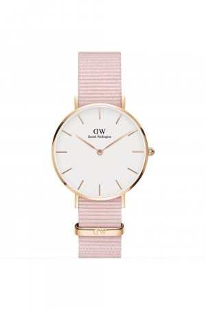 Классические часы Petite 32 из нержавеющей стали с покрытием розовой воды — Dw00100317 , белый Daniel Wellington