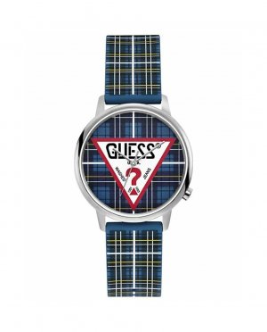 Часы-унисекс Originals V1029M1 из силикона и разноцветным ремешком , синий Guess