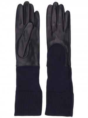 Перчатки с вязаными манжетами Gala Gloves. Цвет: синий