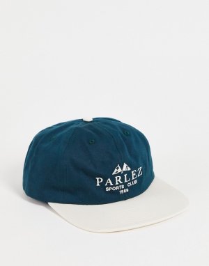 Зеленая 6-панельная кепка Sports Club-Зеленый цвет Parlez