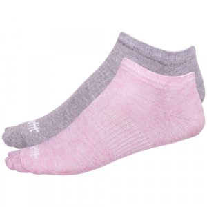 Носки размер 35-38, розовый, серый Starfit. Цвет: розовый