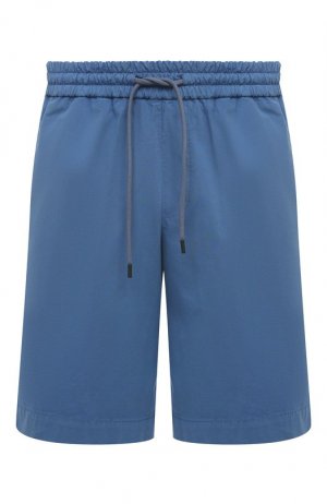 Хлопковые шорты Dondup. Цвет: синий