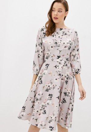 Платье Анна Голицына. Цвет: бежевый