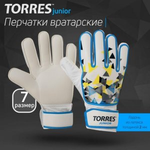 Вратарские перчатки , белый TORRES. Цвет: белый/белый-голубой